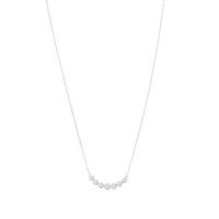 VIVA 比瓦 芭莎浅吟系列Hearts玫瑰金色镀金镶钻锁骨链FE1300082000