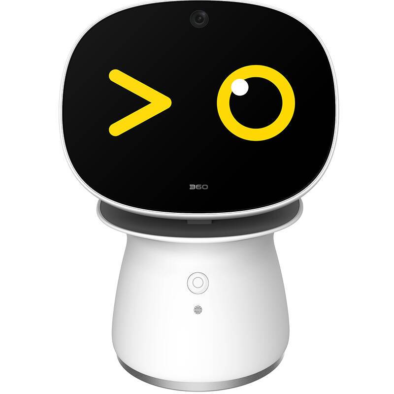 360儿童机器人AR版 智能语音操控 早教故事机 儿童学习机 高清视频通话 四核16G S601 白色