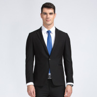 才子男装（TRIES）西服套装 男士2017新款纯色一粒单排扣简约舒适商务西服套装2071E0271
