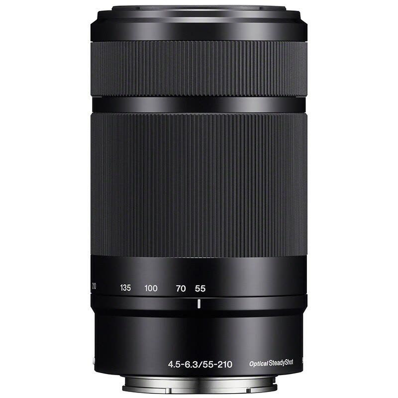 索尼(SONY) 微单相机镜头 E 55-210mm f/4.5-6.3 OSS 远摄大变焦镜头 黑色 SEL55210图片