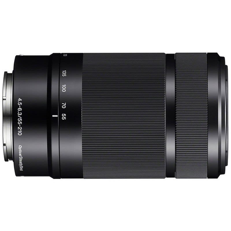 索尼(SONY) 微单相机镜头 E 55-210mm f/4.5-6.3 OSS 远摄大变焦镜头 黑色 SEL55210图片