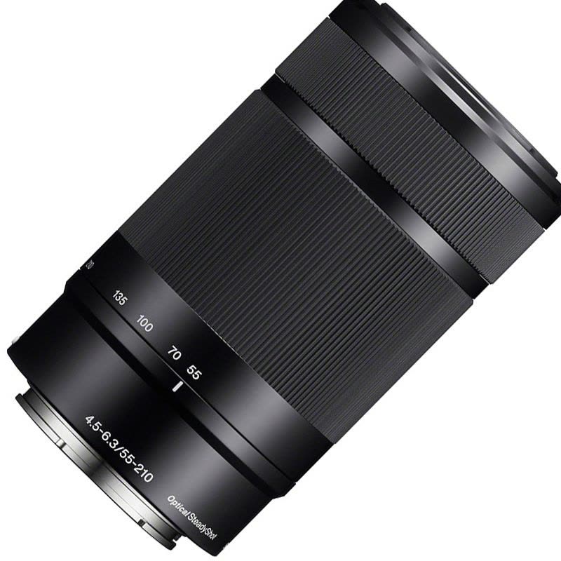 索尼(SONY) 微单相机镜头 E 55-210mm f/4.5-6.3 OSS 远摄大变焦镜头 黑色 SEL55210图片