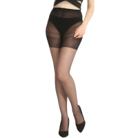 GATTABodyplussize系列胖MM高弹性提臀高腰功能连裤袜黑色