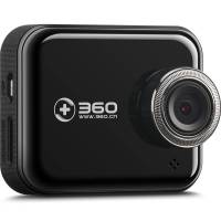 360行车记录仪标准升级版J501C 安霸A12高清夜视WIFI连接防抖 黑色