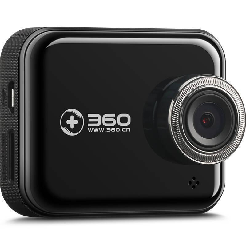 360行车记录仪标准升级版J501C 安霸A12高清夜视WIFI连接防抖 黑色