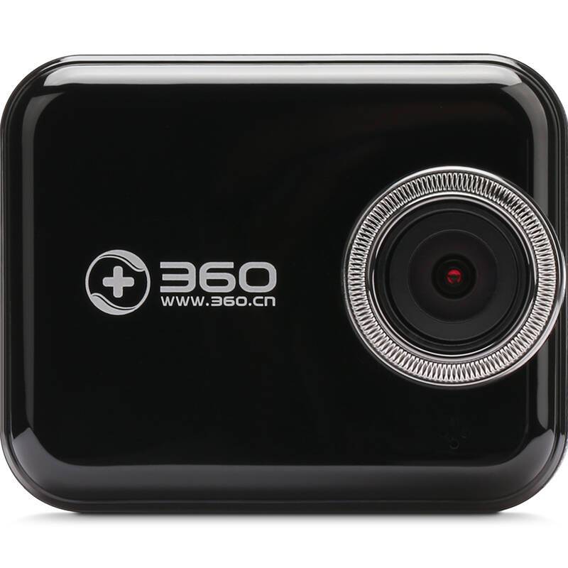 360行车记录仪标准升级版J501C 安霸A12高清夜视WIFI连接防抖 黑色