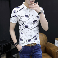 PLAYBOYICON夏季新款男士时尚短袖polo衫修身青年polo 002