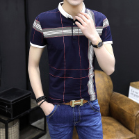 PLAYBOYICON夏季新款男士时尚短袖polo衫修身青年polo 123