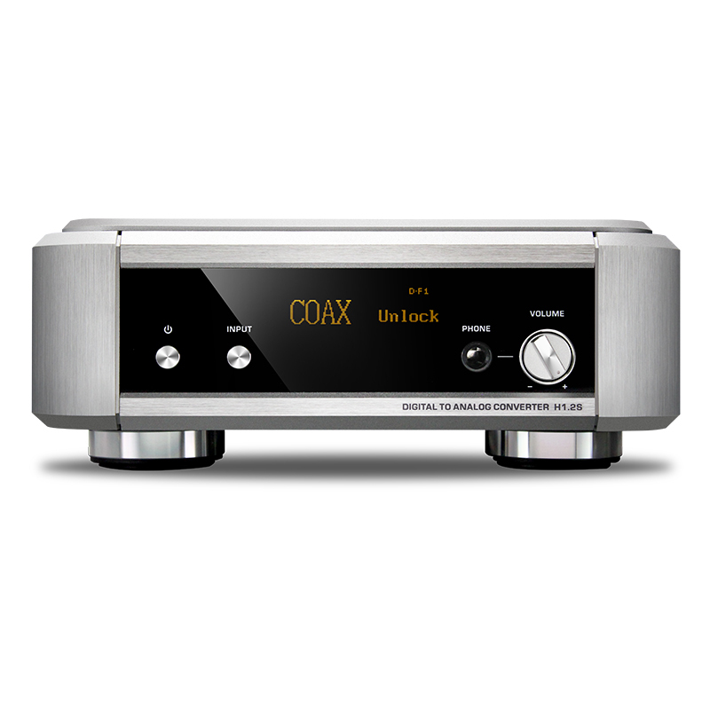 山灵/SHANLING H1.2S DSD无损解码耳放发烧DAC USB异步耳放外置声卡数字转盘 银色