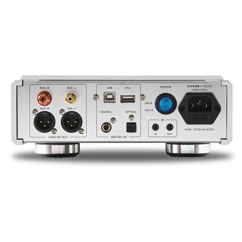 山灵/SHANLING H1.2S DSD无损解码耳放发烧DAC USB异步耳放外置声卡数字转盘 银色