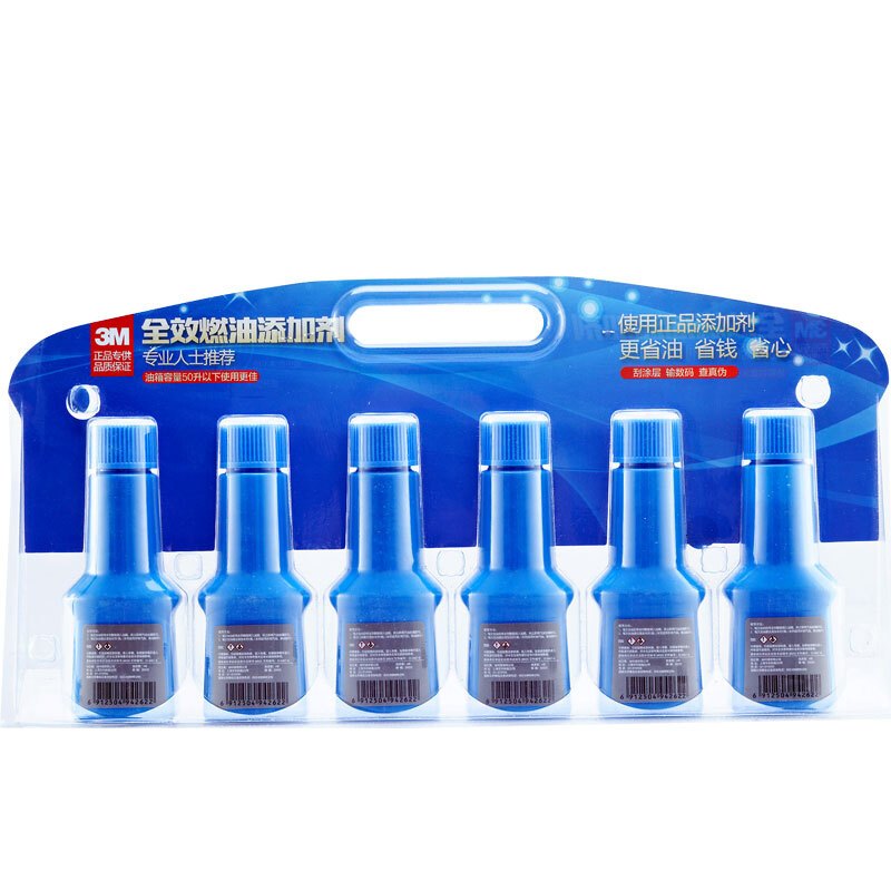 3M 汽车用品8686 全效燃油添加剂 60ml/瓶 6瓶装