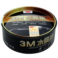 3M 汽车用品PN39527 水晶蜡297克新品 固体车蜡车漆养护蜡防氧化防磨损防紫外线防水去污适用于所有色系 新车适用