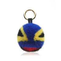 KATHERINEHE 凯瑟琳 毛球脸谱挂饰1510MQLP0212