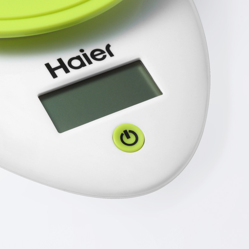 海尔(Haier)厨房秤 CFC04-00 重烘培电子秤迷你食物称家用克秤 绿色