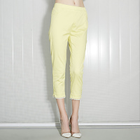 海贝 纯色高腰七分裤 WE5Z04AS273