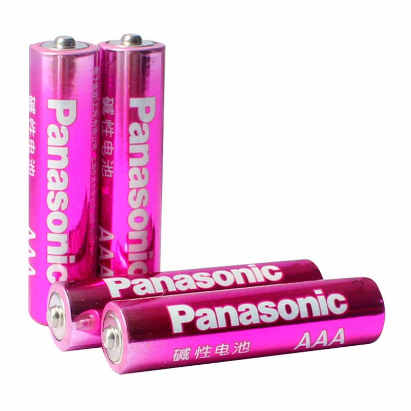 松下(Panasonic)碱性7号七号干电池4粒适用于遥控器手电筒玩具键盘鼠标 粉彩
