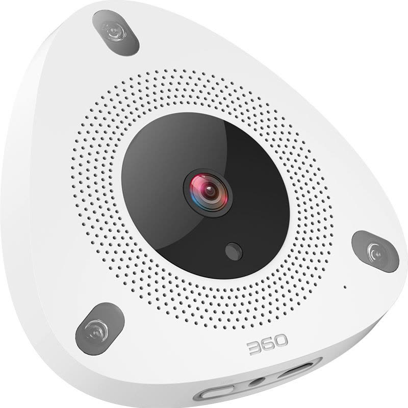 360智能摄像机看店宝 D688 高清红外夜视 wifi网络摄像机 全景远程监控 智能报警 哑白图片