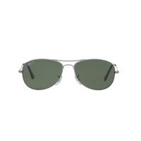 Ray-Ban 雷朋墨镜男女款枪色镜框绿色偏光镜片眼镜太阳镜 RB3025 004/58 58mm