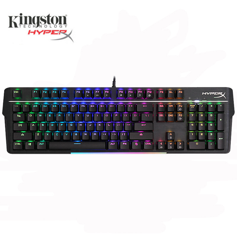 金士顿(Kingston)专业电竞机械键盘背光绝地求生吃鸡键盘FPS游戏键盘火星RGB