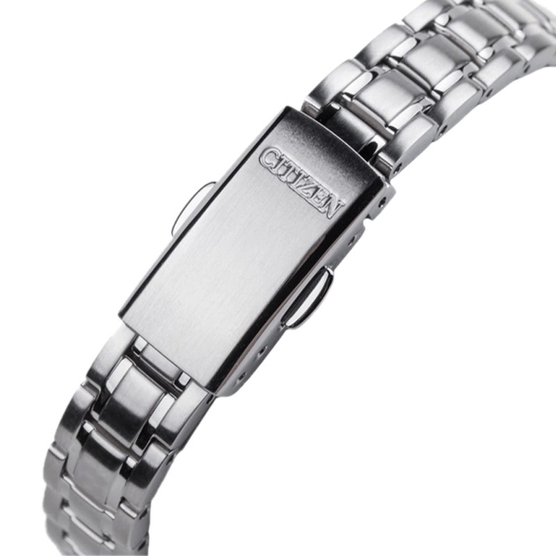 西铁城(CITIZEN)手表 光动能不锈钢情侣表女表EW3191-51AB