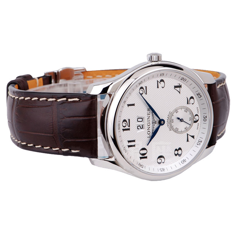 longines浪琴名匠皮带机械表男士手表l2.676.4.78.