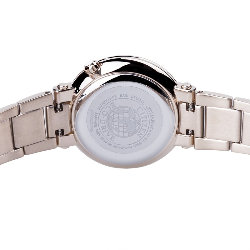 西铁城(CITIZEN)手表 光动能不锈钢镀玫瑰金女表EW1792-51A高清大图