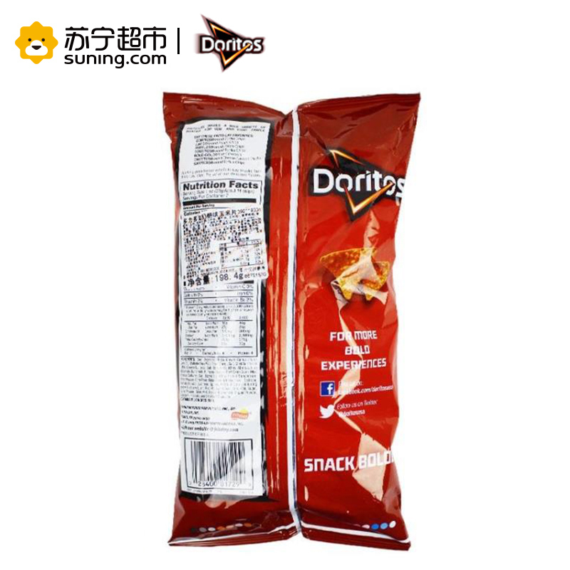 多力多滋奶酪味玉米片(美国版)198.4g