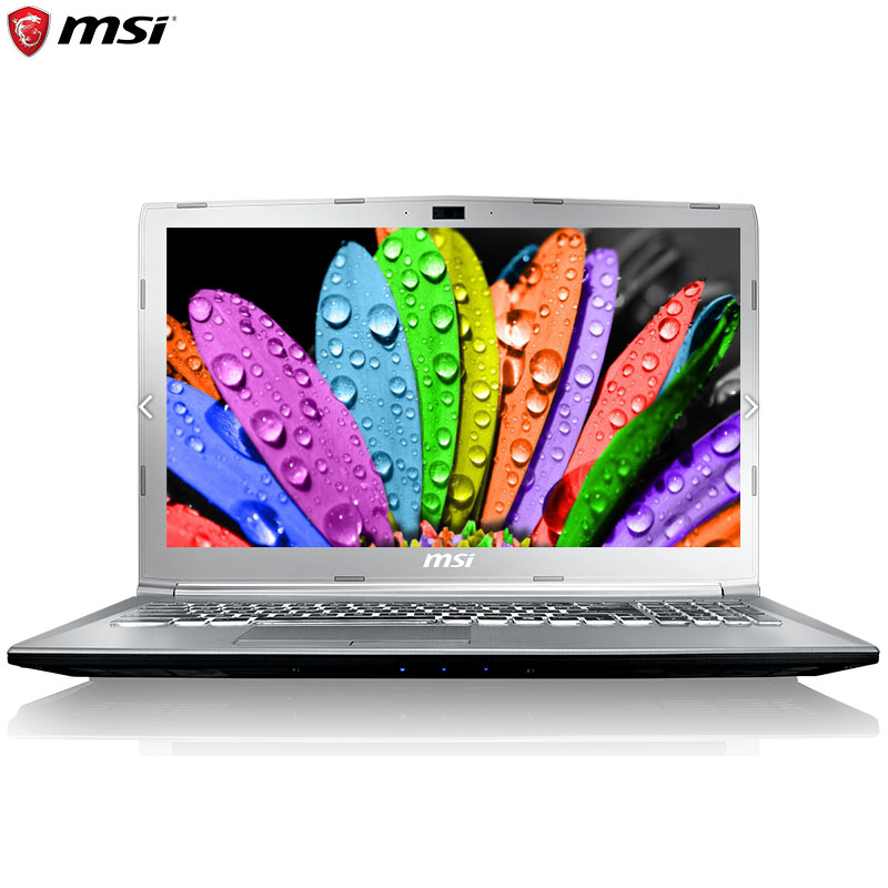 微星 (MSI)PL62 15.6英寸游戏本笔记本电脑(I7-7700HQ 4GB 1TB MX150 2GB 赛睿巧克力键盘)