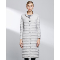 AIMISS/爱美斯秋冬新款女装时尚修身显瘦中长款羽绒服A165051