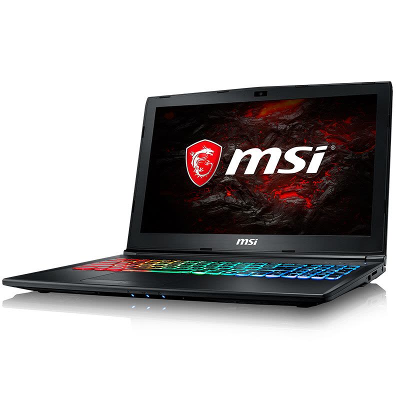 微星(MSI)GP72MVR 17.3英寸游戏本笔记本电脑 (i7-7700HQ 8GB 128GB+1TB GTX1060 6GB 赛睿多彩背光键盘)图片