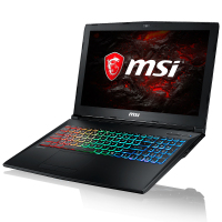 微星(MSI)GP72MVR 17.3英寸游戏本笔记本电脑 (i7-7700HQ 8GB 128GB+1TB GTX1060 6GB 赛睿多彩背光键盘)