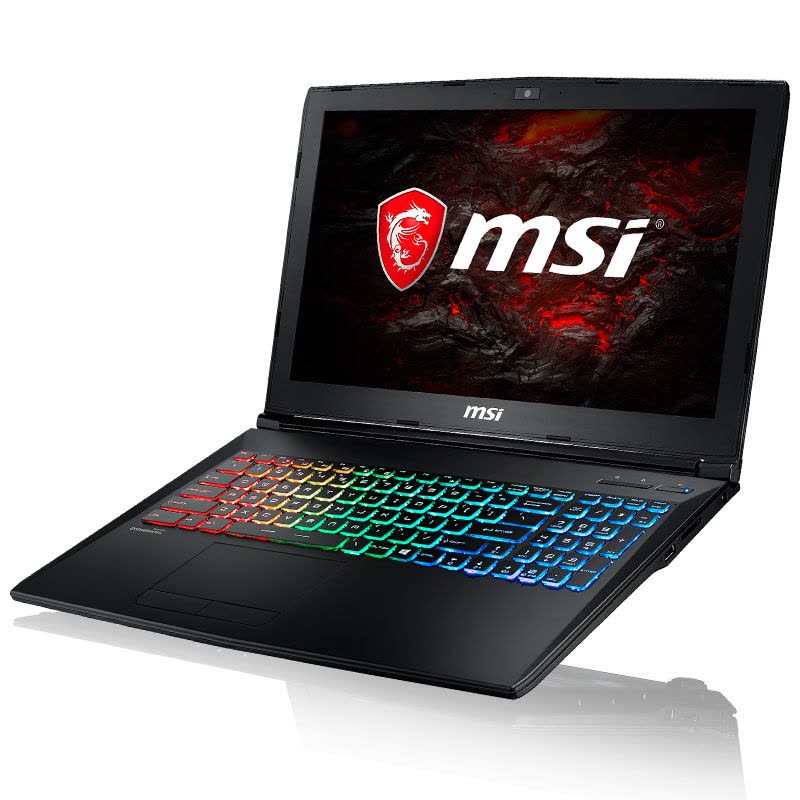 微星(MSI)GP72MVR 17.3英寸游戏本笔记本电脑 (i7-7700HQ 8GB 128GB+1TB GTX1060 6GB 赛睿多彩背光键盘)图片