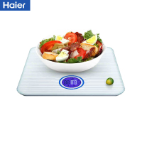 海尔(Haier)电子秤TZC06-00 家用人体秤成人电子秤体重秤 健康秤称重仪 白色