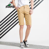 FORTEI富铤 短裤男士夏季休闲棉质中裤男式五分裤2017新款
