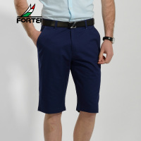 FORTEI富铤 休闲短裤男士夏季休闲时尚中腰五分裤棉质中裤