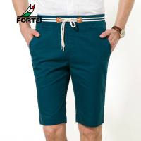 FORTEI富铤 休闲短裤男士时尚中腰五分裤棉质中裤2017新款