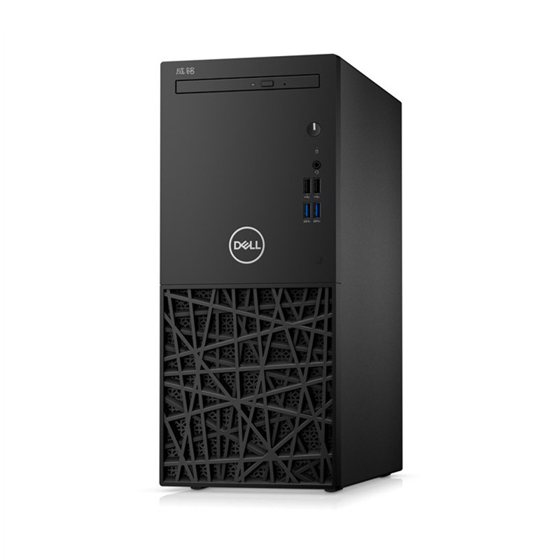 戴尔(DELL)成铭3977商用台式电脑 19.5英寸显示器(I3-7100 4GB 1T 刻录 2G独显 W10H)