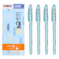 晨光(M&G)热可擦中性笔花草集 AKPA9003 0.5mm 12支/盒 蓝色