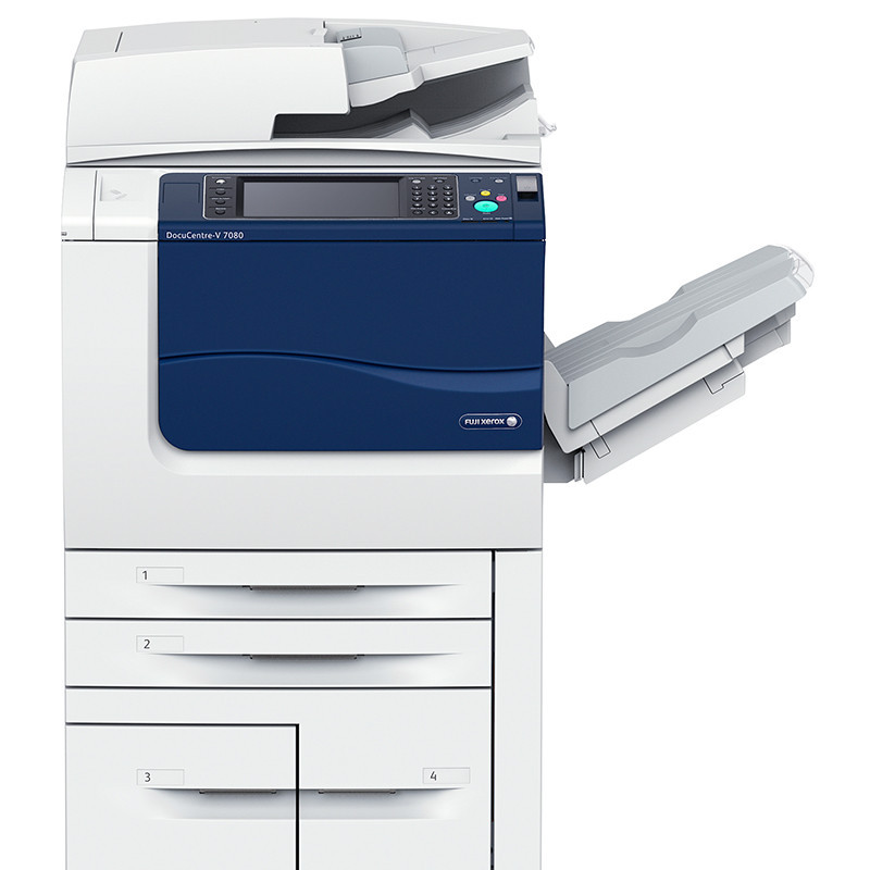 富士施乐(Fuji Xerox)DocuCentre-V 7080 CPS+ D2型骑马装订器 黑白激光复合复印机