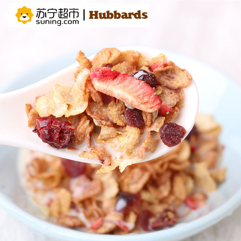 哈贝斯(Hubbards)综合水果味果糕即食谷物新西兰进口早餐麦片450g