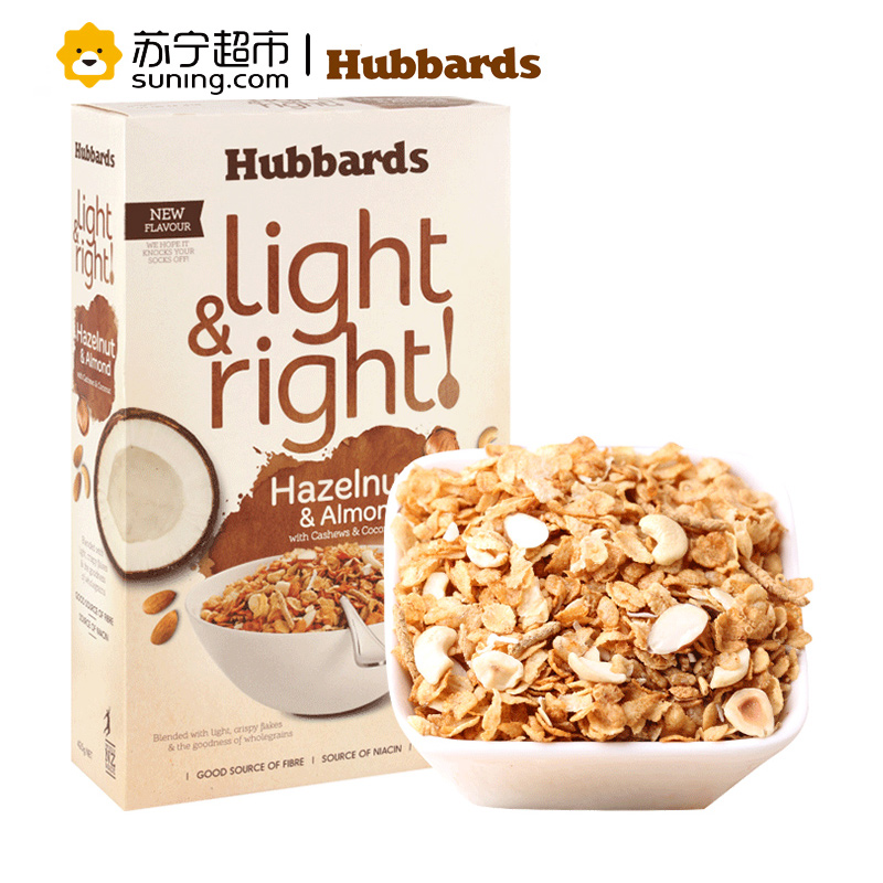 哈贝斯(Hubbards)什锦果仁即食谷物新西兰进口早餐麦片425g高清大图