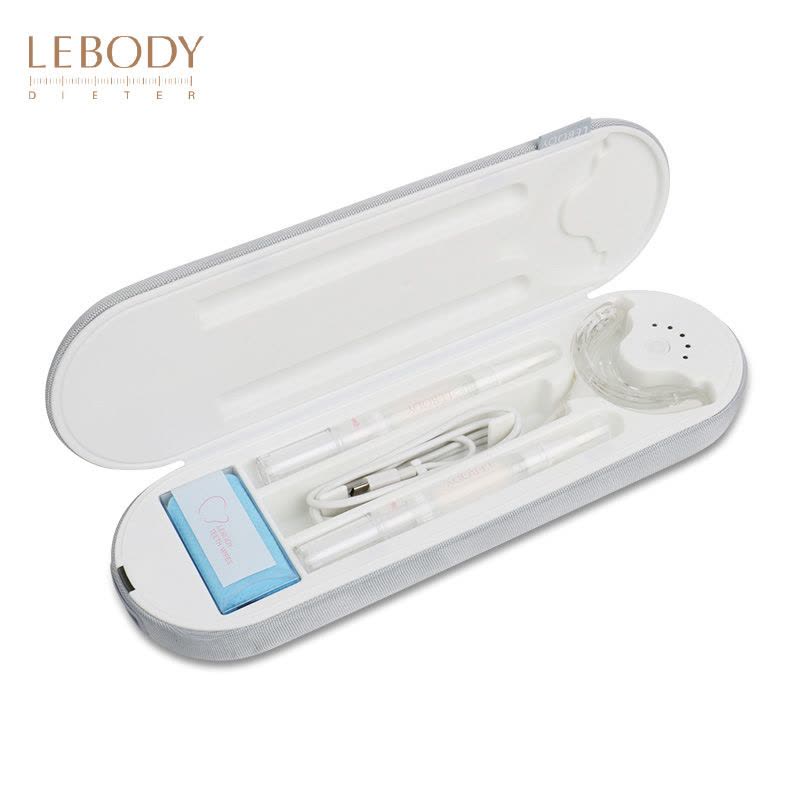 LEBODY 乐芭迪 美牙仪la-plasmetique 牙齿冷光净白仪器洁牙白牙去黄牙烟牙 氟斑牙亮肤嫩白美容器 白色图片
