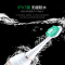 海尔(Haier) 电动牙刷 DY-06 成人充电式超声波牙刷自动防水美白震动软毛 银灰色 牙刷
