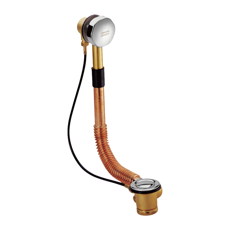 美标卫浴旋转式浴缸排水器全铜本体浴缸排水器下水器CF-9602 650mm