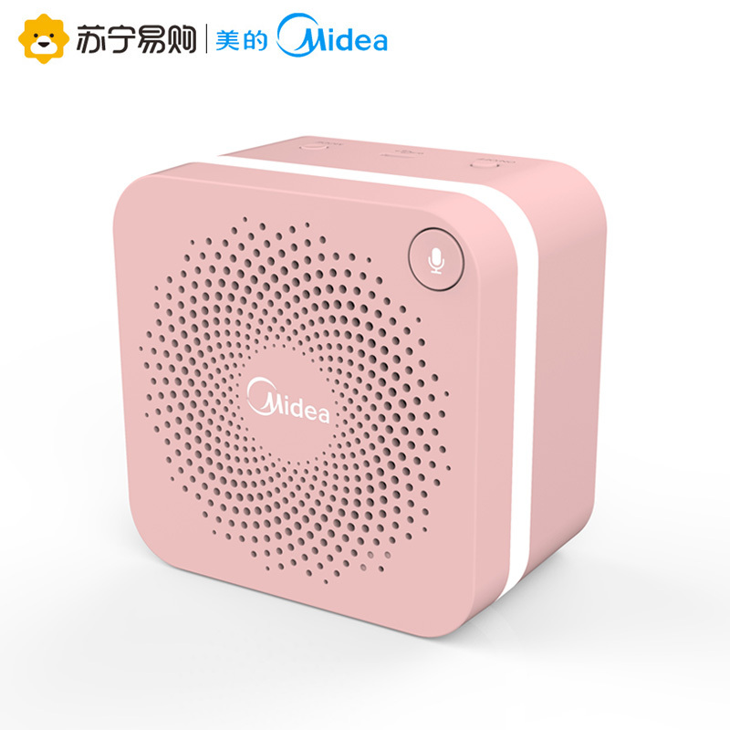 美的(Midea)MSBE-VA011美的智能音箱 语音盒 音乐盒 家电互联 蓝牙音箱 儿童电教 迷你智能音箱故事机粉色