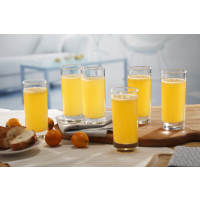 青苹果 330ml 直身 耐热透明 玻璃水杯 ES1005 (只)