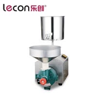 lecon/乐创洋博 磨米浆机现磨磨浆机肠粉米浆机家用豆浆机商用干湿两用电动石磨磨米机180型台式