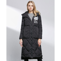 AIMISS/爱美斯2016冬装新款女装时尚修身显瘦白鸭绒羽绒服中长款A168196