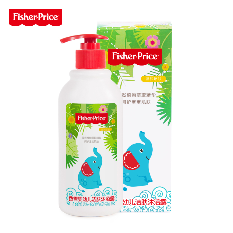 费雪婴幼儿洁肤沐浴露300ml