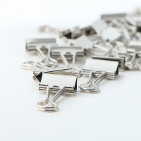 齐心(COMIX)B3690 银色长尾票夹 3号 24只/筒